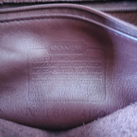 Coach 4150 Fletcher Brown Leather Crossbody Shoulder Flap Bag Vintage - Picture 12 of 15